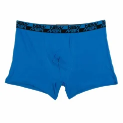 NEW MAN Boxer stretch coton logo sur l'élastique Homme BLEU Best
