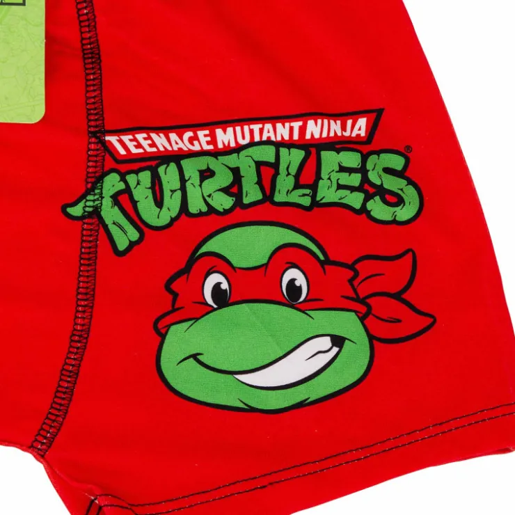 NICKELODEON Boxer Tortues Ninja microfibre stretch Enfant ROUGE New