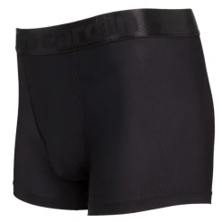 PIERRE CARDIN Boxer uni cotelé en microfibre Homme NOIR Discount