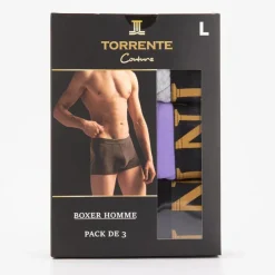 TORRENTE Boxer x3 fancy 26548 Homme VIOLET CLAIR Clearance