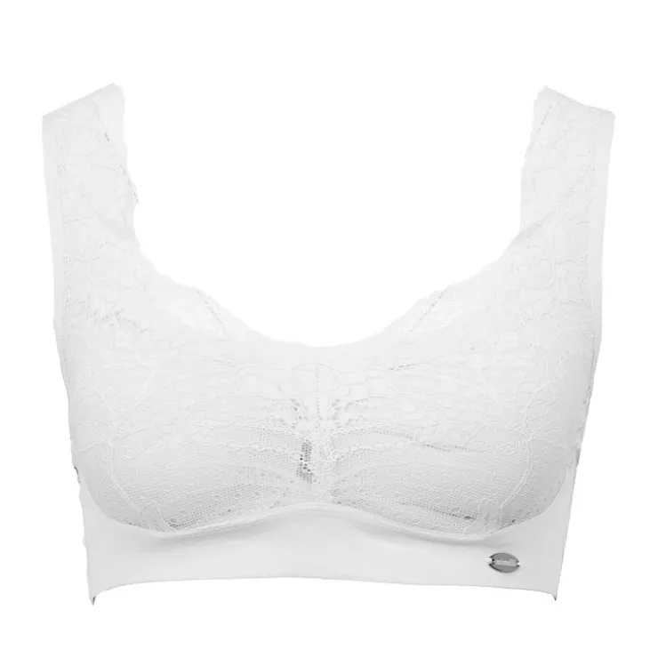 MINELLI Brassiere dentelle nima Femme BLANC New