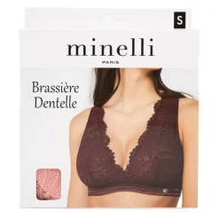 MINELLI Brassiere dentelle nima Femme ROSE Discount