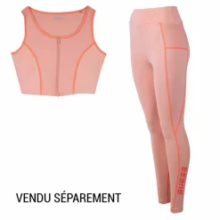 GUESS Brassiere structuré liseré coloré avec fermeture éclair Femme ORANGE CLAIR Online