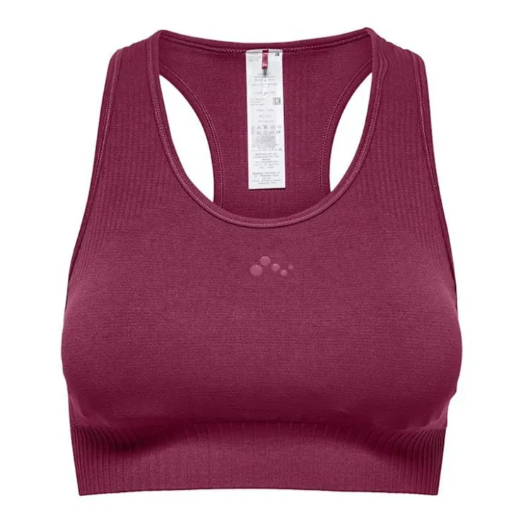 ONLY PLAY Brassière de sport Jiji dos nageur Femme BORDEAUX