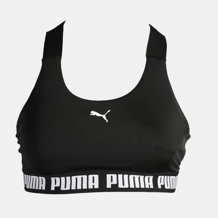 PUMA Brassière mid impact feel it dos croisé Femme NOIR Best