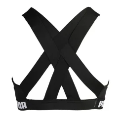 PUMA Brassière mid impact feel it dos croisé Femme NOIR Best