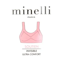 MINELLI Brassière soutien invisible sans couture Daniela Femme BEIGE Clearance