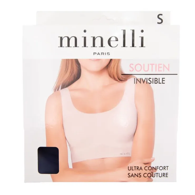 MINELLI Brassière soutien invisible sans couture Daniela Femme BLEU Best