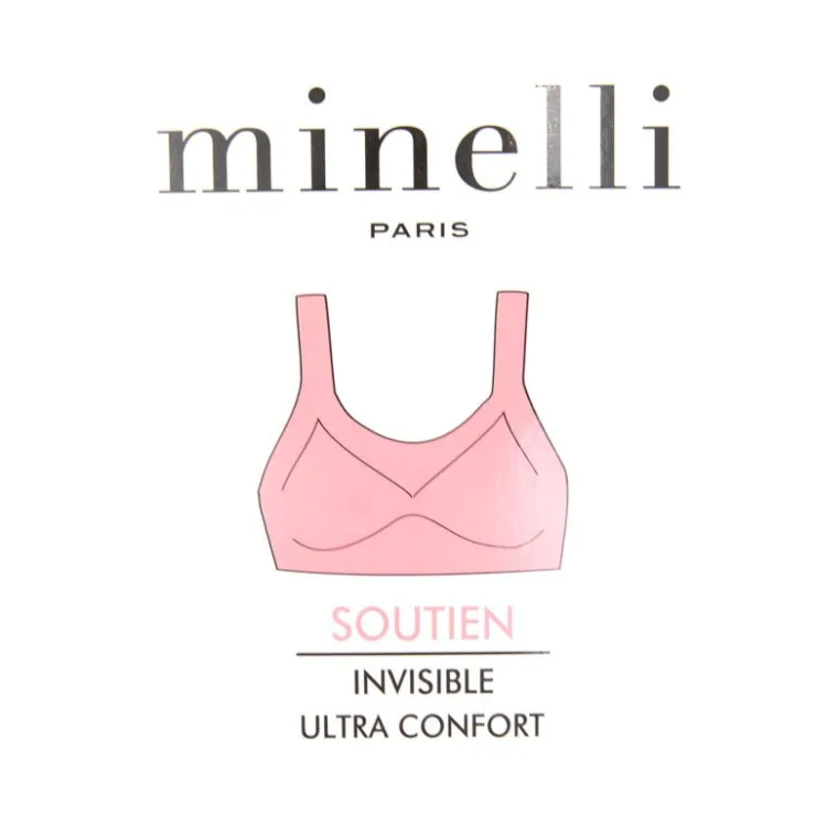 MINELLI Brassière soutien invisible sans couture Daniela Femme BLEU Best