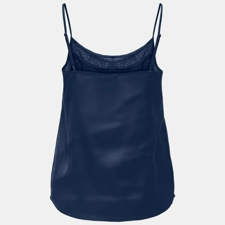 JDY Caraco fifi total eclipse col v à sequins Femme BLEU FONCE Online