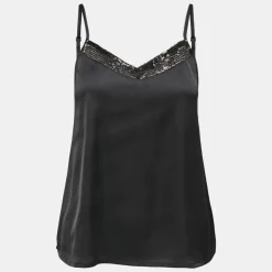 JDY Caraco fifi total eclipse col v à sequins Femme NOIR Hot
