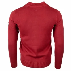 NEW MAN Cardigan zippe nmrh3523dred Homme BORDEAUX