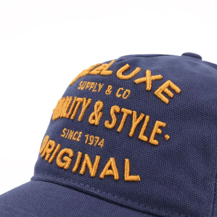 DEELUXE 74 Casquette clifton bleu jean Homme BLEU PETROLE Best