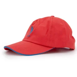 US POLO Casquette coton tissu logo brodé avec liseré Eliot Mixte ROUGE New
