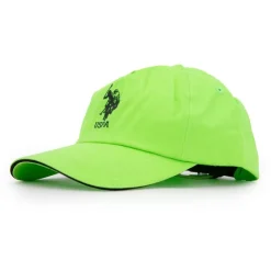 US POLO Casquette coton tissu logo brodé avec liseré Eliot Mixte VERT Best