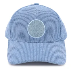 BILL TORNADE Casquette en tissu côtelé avec logo blason Homme BLEU CLAIR Clearance