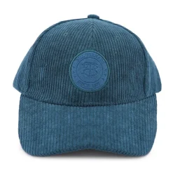 BILL TORNADE Casquette en tissu côtelé avec logo blason Homme BLEU Outlet