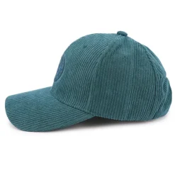 BILL TORNADE Casquette en tissu côtelé avec logo blason Homme VERT FONCE Outlet