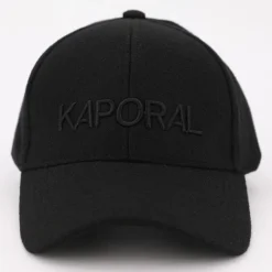 KAPORAL Casquette logo brodé feutre jayden Homme NOIR