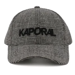 KAPORAL Casquette Prince de Galles feutre jayden Homme NOIR