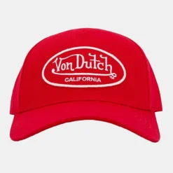 VON DUTCH Casquette Homme ROUGE Best