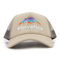 HELVETICA Casquette Trucker Elio Mixte BEIGE Outlet