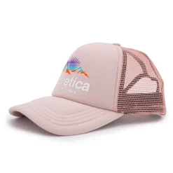 HELVETICA Casquette Trucker Elio Mixte ROSE CLAIR New