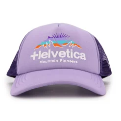 HELVETICA Casquette Trucker Elio Mixte VIOLET Hot