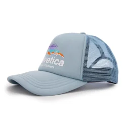 HELVETICA Casquette Trucker Elio Mixte BLEU CLAIR Discount