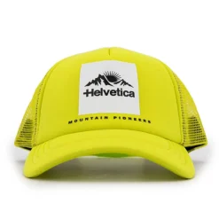 HELVETICA Casquette Trucker Minos Mixte JAUNE