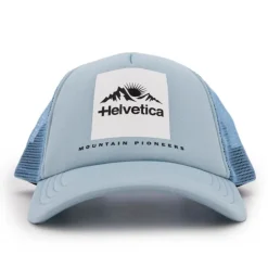 HELVETICA Casquette Trucker Minos Mixte BLEU CLAIR Outlet