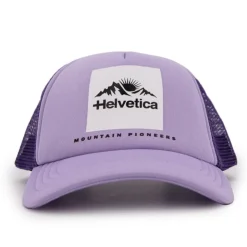 HELVETICA Casquette Trucker Minos Mixte VIOLET Discount