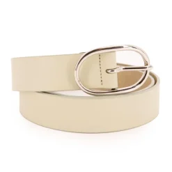 DOCKERS Ceinture cuir colorée boucle doré rose Femme VERT CLAIR Outlet