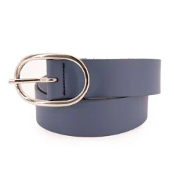 DOCKERS Ceinture cuir colorée boucle doré rose Femme BLEU Online