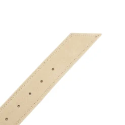 DOCKERS Ceinture cuir de vache daim boucle doré cercle Femme VERT CLAIR Outlet