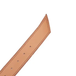 DOCKERS Ceinture cuir de vache daim boucle doré cercle Femme ROSE Best