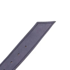 DOCKERS Ceinture cuir de vache daim boucle doré cercle Femme BLEU PETROLE Online