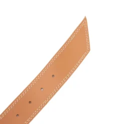 DOCKERS Ceinture cuir de vache daim boucle doré cercle Femme BEIGE Outlet