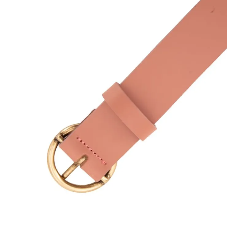 DOCKERS Ceinture cuir rose fermeture doré Femme ROSE CLAIR Sale