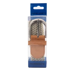 TORRENTE Ceinture elastique Homme MARRON New