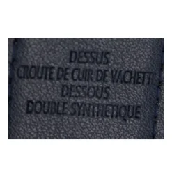 BILL TORNADE Ceinture réversible cuir vachette double boucles Homme BLEU FONCE Clearance