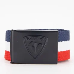 ROSSIGNOL Ceinture tissu au couleur du drapeau français avec boucle argenté Homme MULTICOLORE Outlet