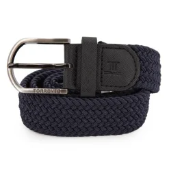 TORRENTE Ceinture tissu élastique tressée Homme BLEU FONCE Discount
