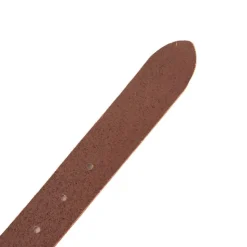 DOCKERS Ceinture tout cuir boucle argentée Femme MARRON Discount