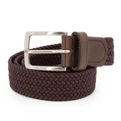 DOCKERS Ceinture tressée cuir avec boucle argenté Homme MARRON FONCE Best
