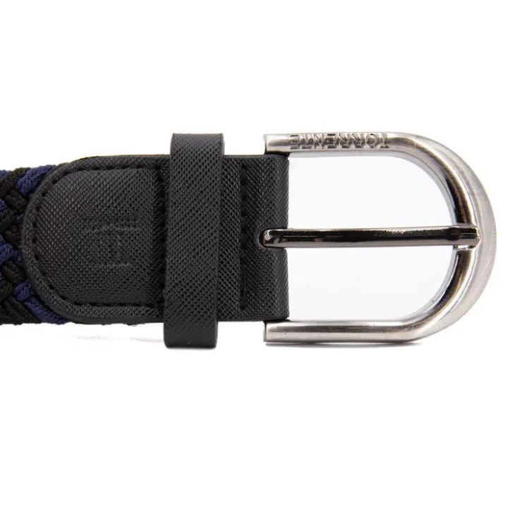 TORRENTE Ceinture tressée en tissu Homme BLEU PETROLE Online