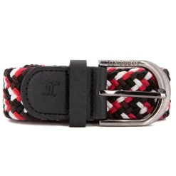 TORRENTE Ceinture tressée en tissu Homme ROUGE Clearance