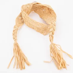 ANTIK BATIK Ceinture tressée hupa en juste Femme BEIGE