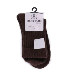 BURTON OF LONDON Chacha paire de chaussettes ultra doux Femme NOIR Best