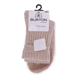 BURTON OF LONDON Chacha paire de chaussettes ultra doux Femme BEIGE Online